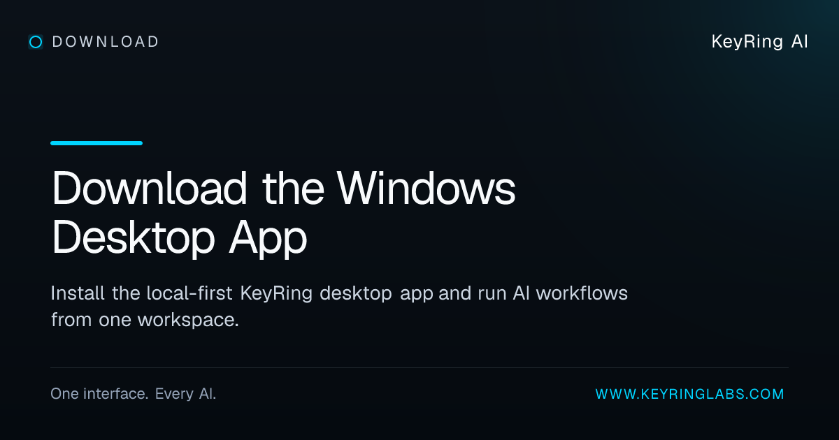 Download the Desktop App | KeyRing AI